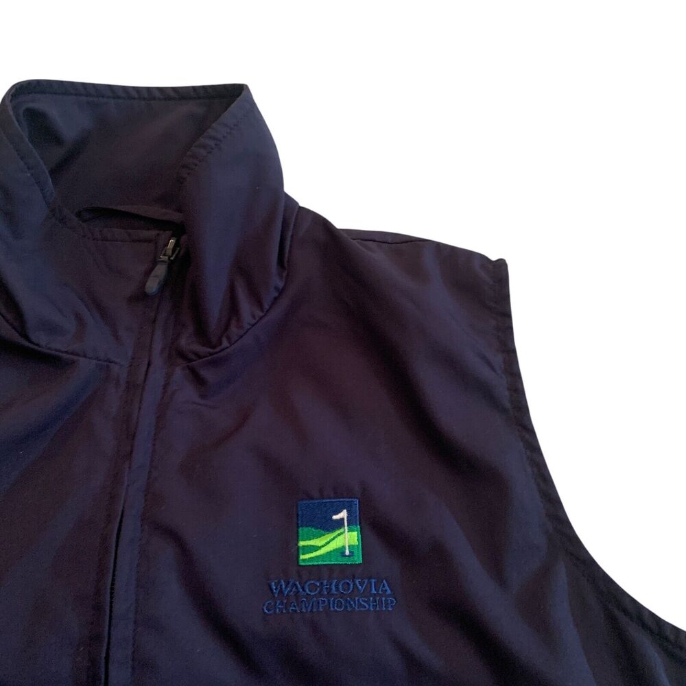 Ralph Lauren Golf Men's Size M Wachova Championship Full Zip Golf Vest - Picture 5 of 11